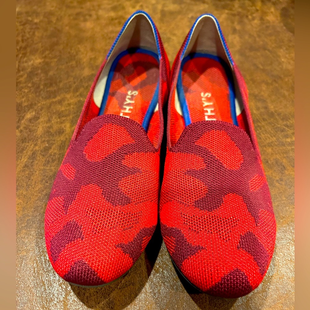 Rothy’s Red Flats/Loafers - Size 8 - Like New